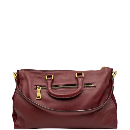 Satchel Prada bordeaux