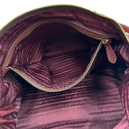 Satchel Prada bordeaux