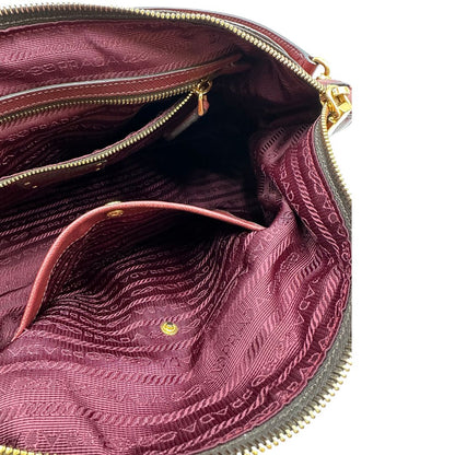Satchel Prada bordeaux