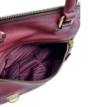 Satchel Prada bordeaux