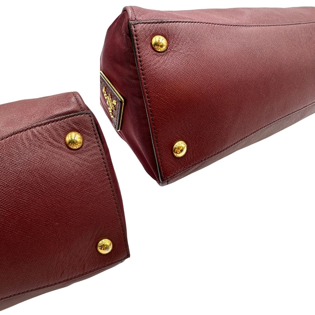 Satchel Prada bordeaux
