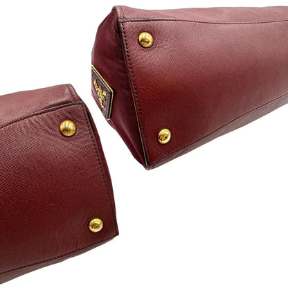Satchel Prada bordeaux