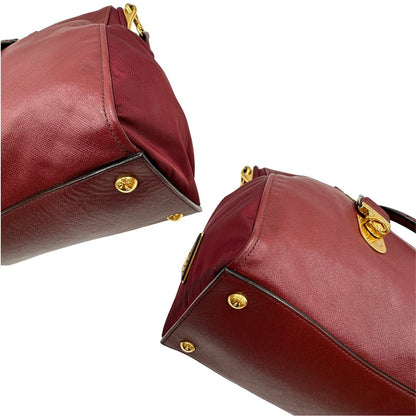 Satchel Prada bordeaux