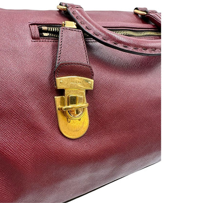 Satchel Prada bordeaux