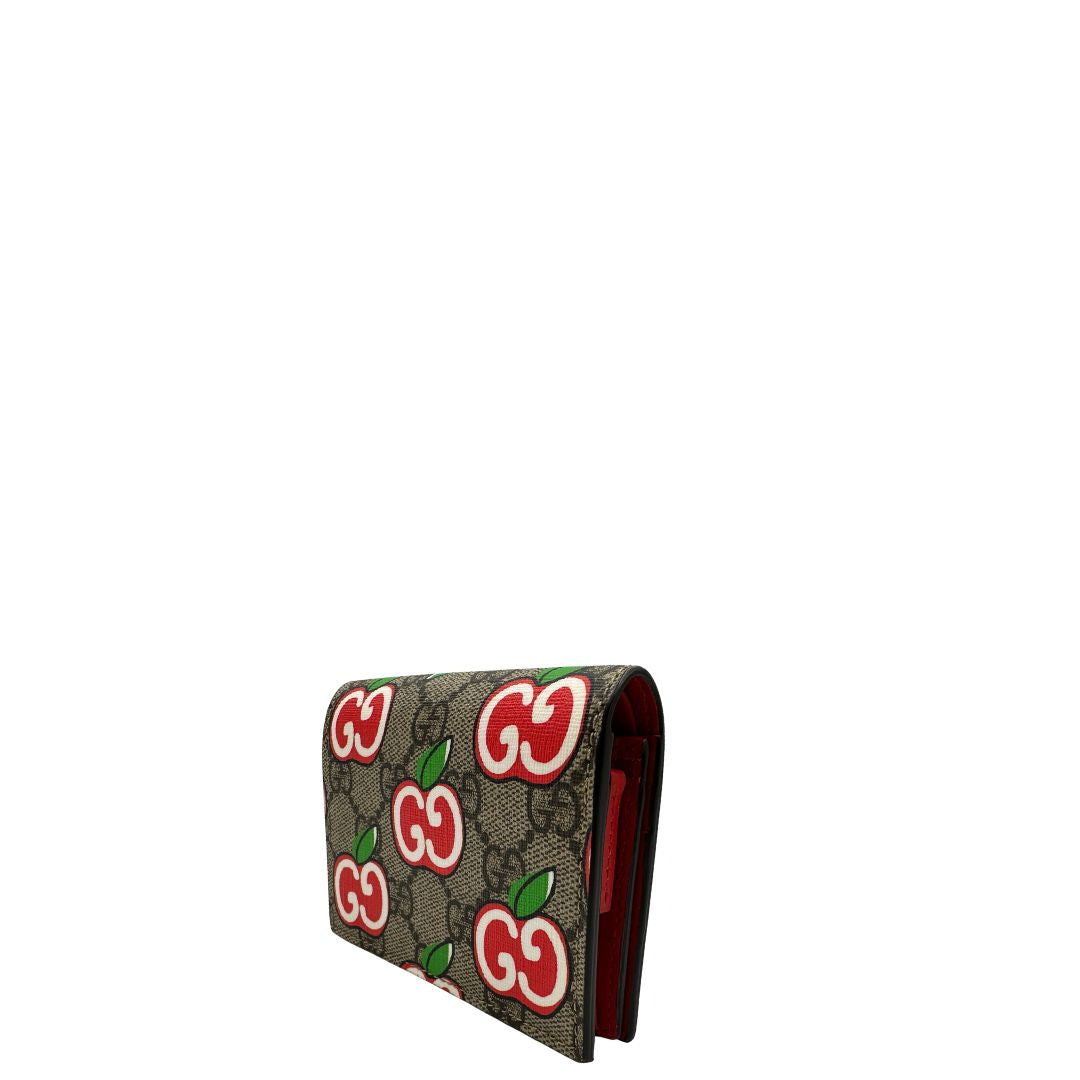 Portafoglio Gucci GG Supreme Apple
