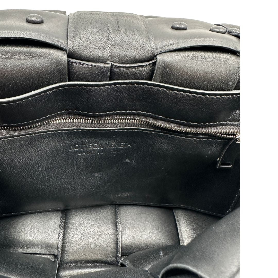 Borsa Chain Cassette Bottega Veneta nera