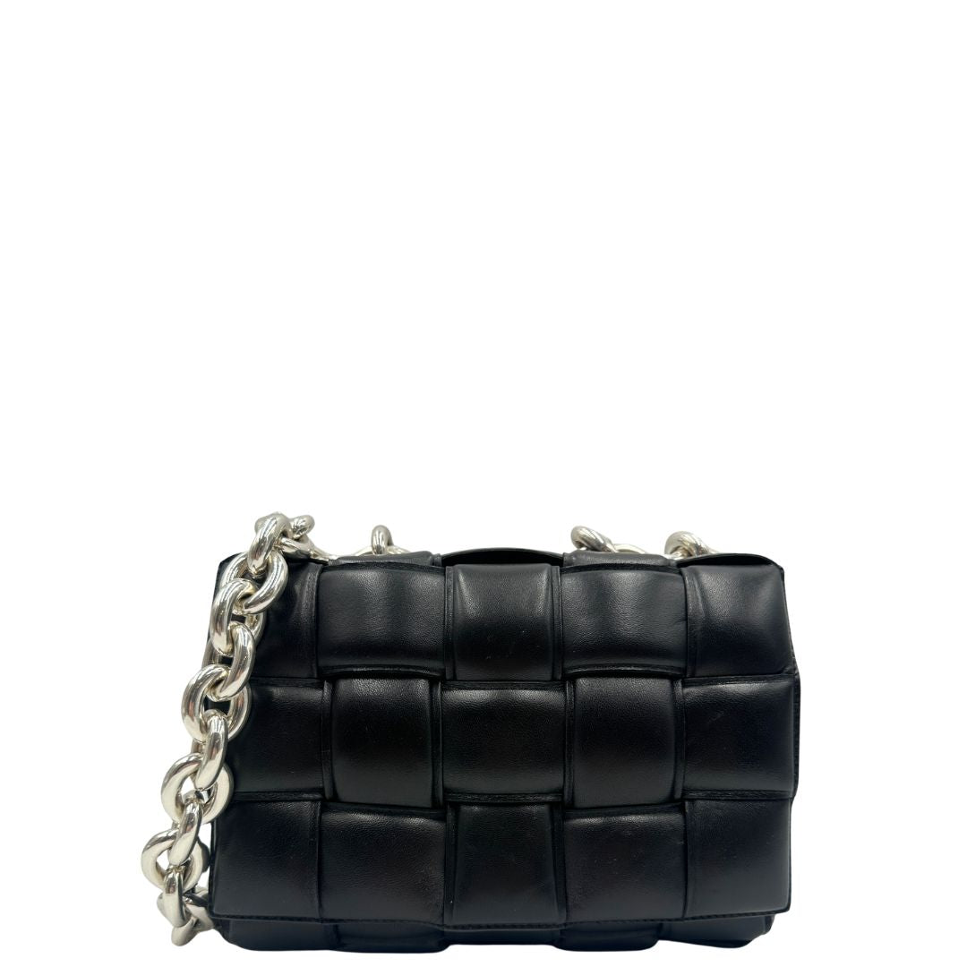 Borsa Chain Cassette Bottega Veneta nera