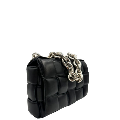 Borsa Chain Cassette Bottega Veneta nera