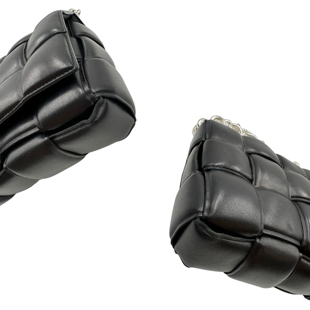 Borsa Chain Cassette Bottega Veneta nera
