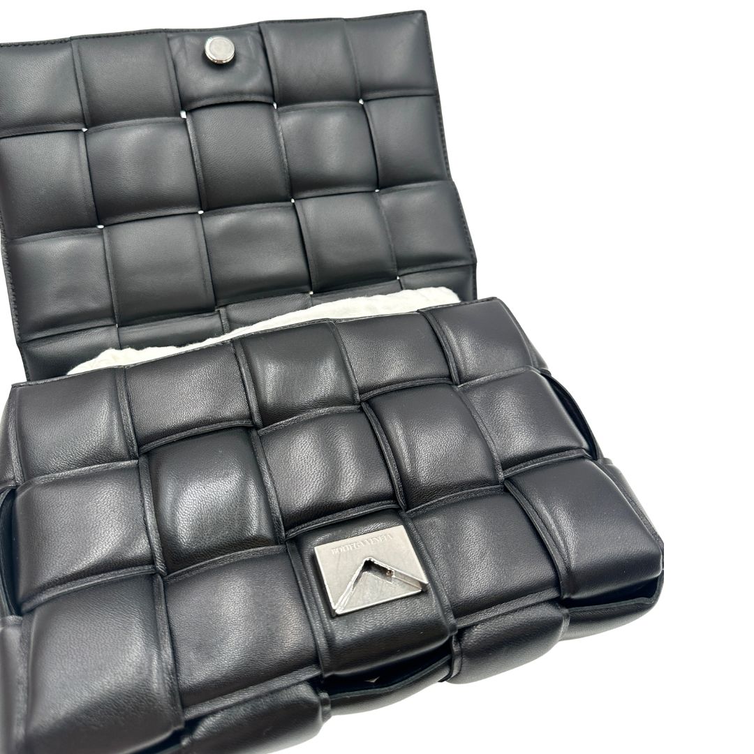 Borsa Chain Cassette Bottega Veneta nera