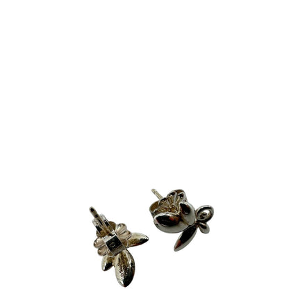 Orecchini Tiffany&amp;Co. in argento 925;disegnati da Paloma Picasso, caratterizzati da una forma scultorea che ricorda una foglia d'ulivo.