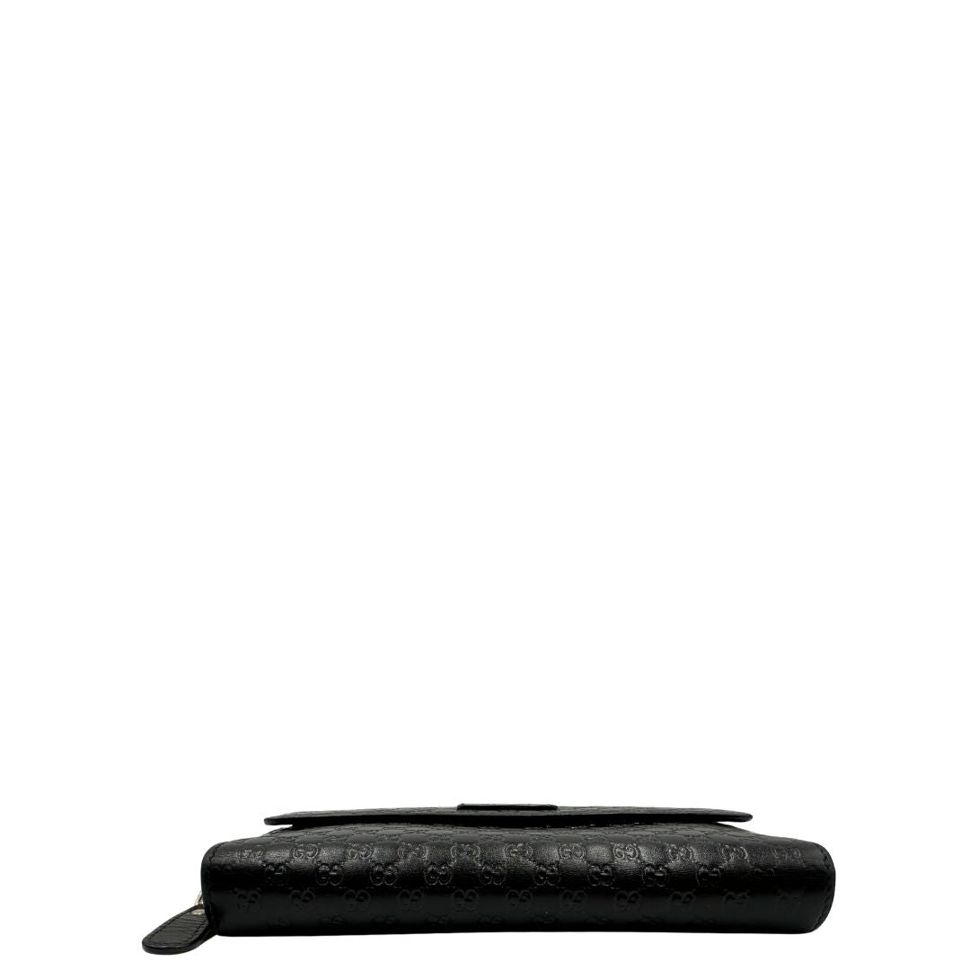 Portafoglio Gucci microguccissima nero