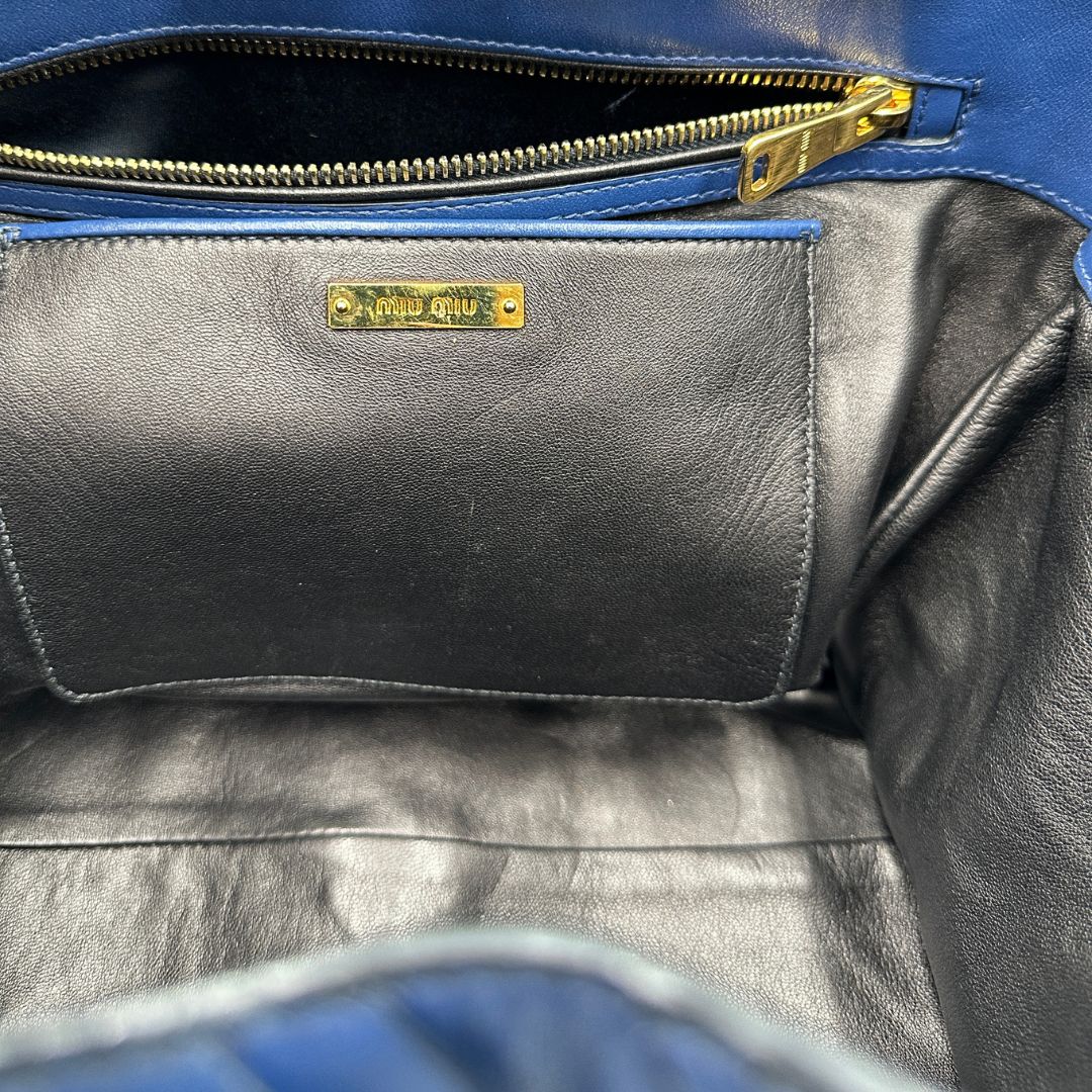 Shopper Miu Miu blu