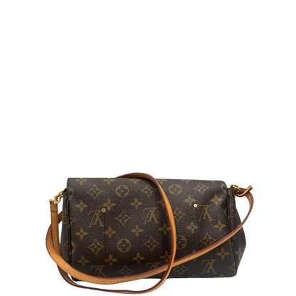 retro  Borsa Louis Vuitton Favorite in canvas monogram con parti metalliche dorate, di lusso, originale, ottime condizioni, usata