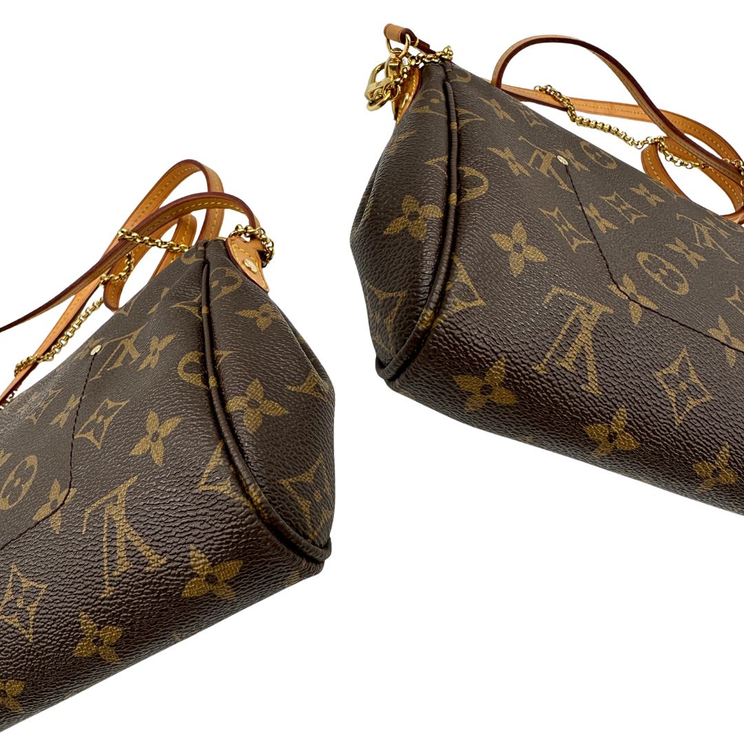 angoli  Borsa Louis Vuitton Favorite in canvas monogram con parti metalliche dorate, di lusso, originale, ottime condizioni, usata