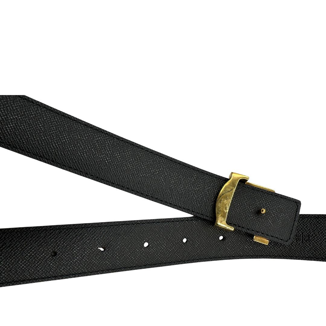 Cintura Louis Vuitton double face tg. 46