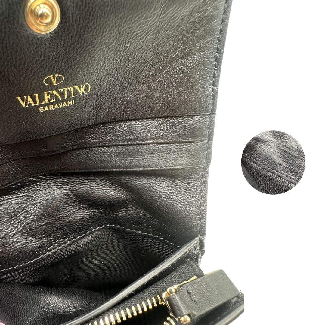 Portafoglio Valentino Garavani nero