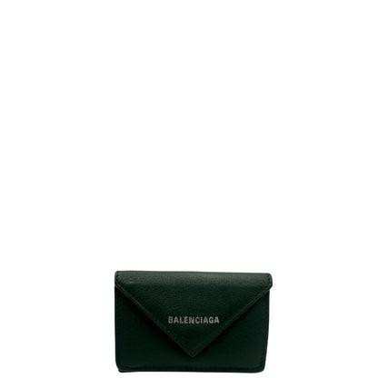 Portafoglio Balenciaga Papier Mini verde
