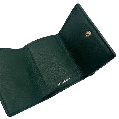 Portafoglio Balenciaga Papier Mini verde
