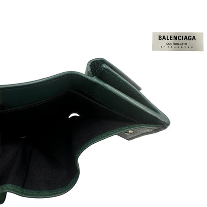 Portafoglio Balenciaga Papier Mini verde
