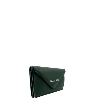 Portafoglio Balenciaga Papier Mini verde