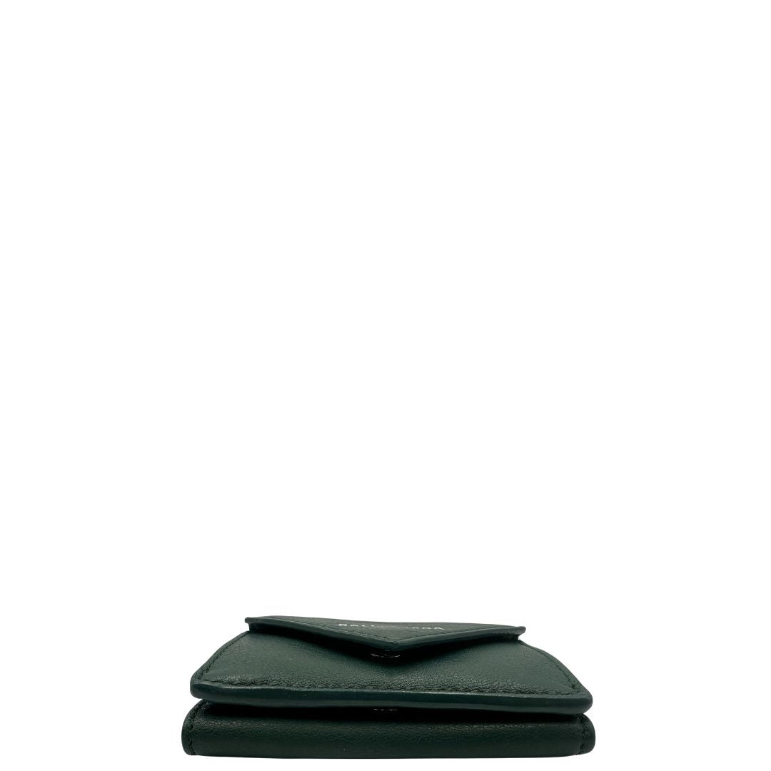 Portafoglio Balenciaga Papier Mini verde