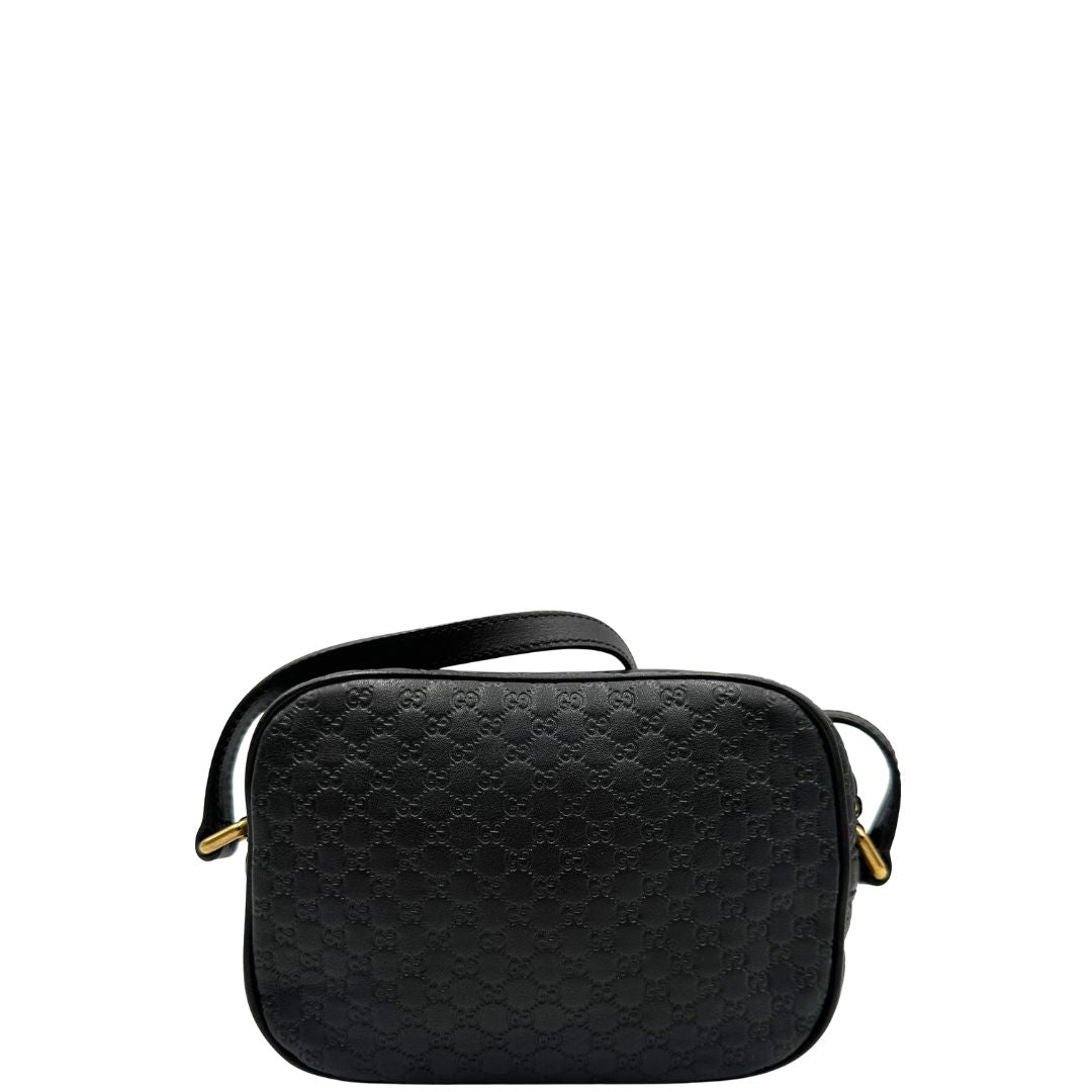 Camera bag Gucci Bamboo microguccissima