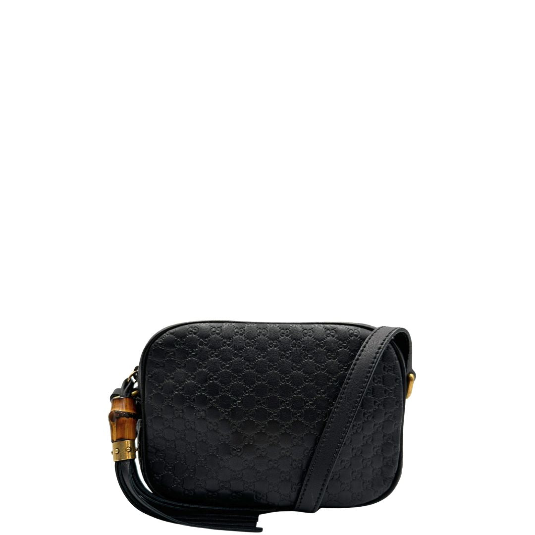 Camera bag Gucci Bamboo microguccissima