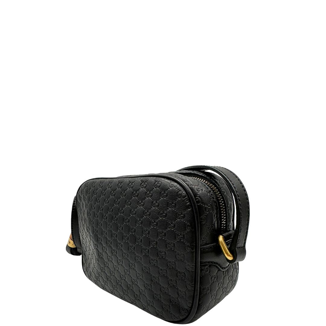 Camera bag Gucci Bamboo microguccissima