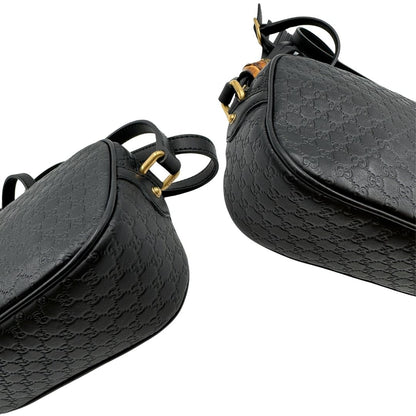 Camera bag Gucci Bamboo microguccissima
