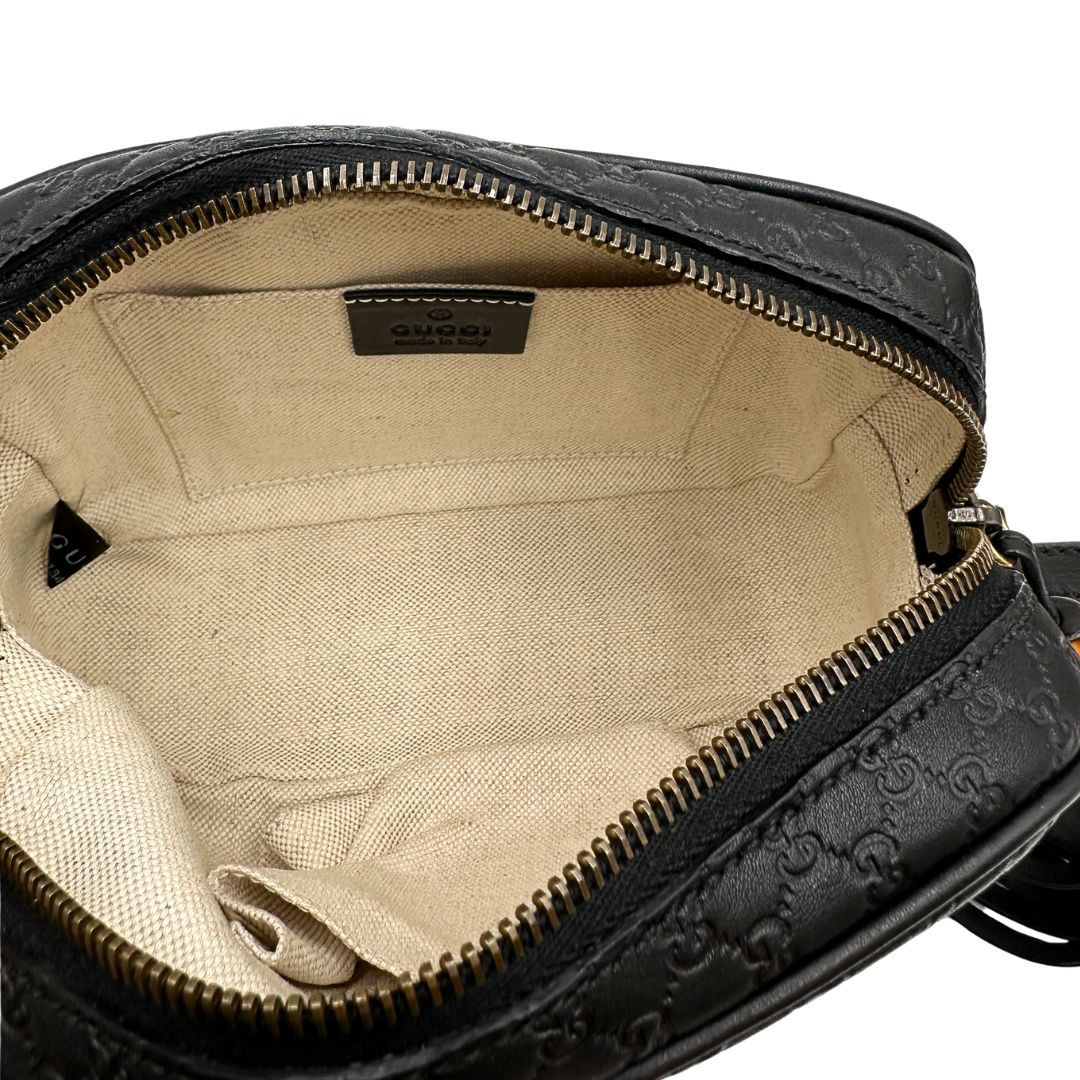 Camera bag Gucci Bamboo microguccissima