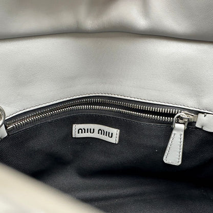 Borsa Tote Miu Miu grigia