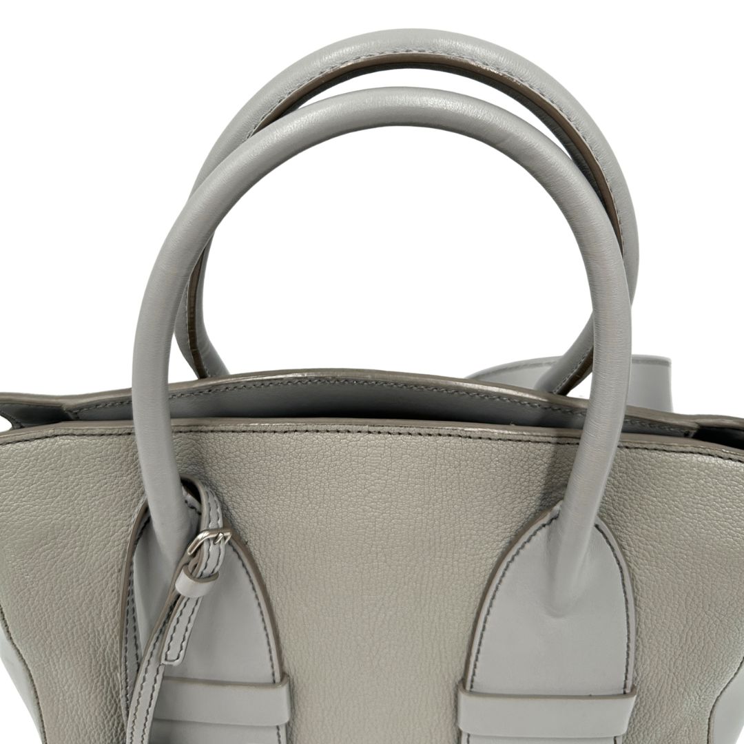 Borsa Tote Miu Miu grigia