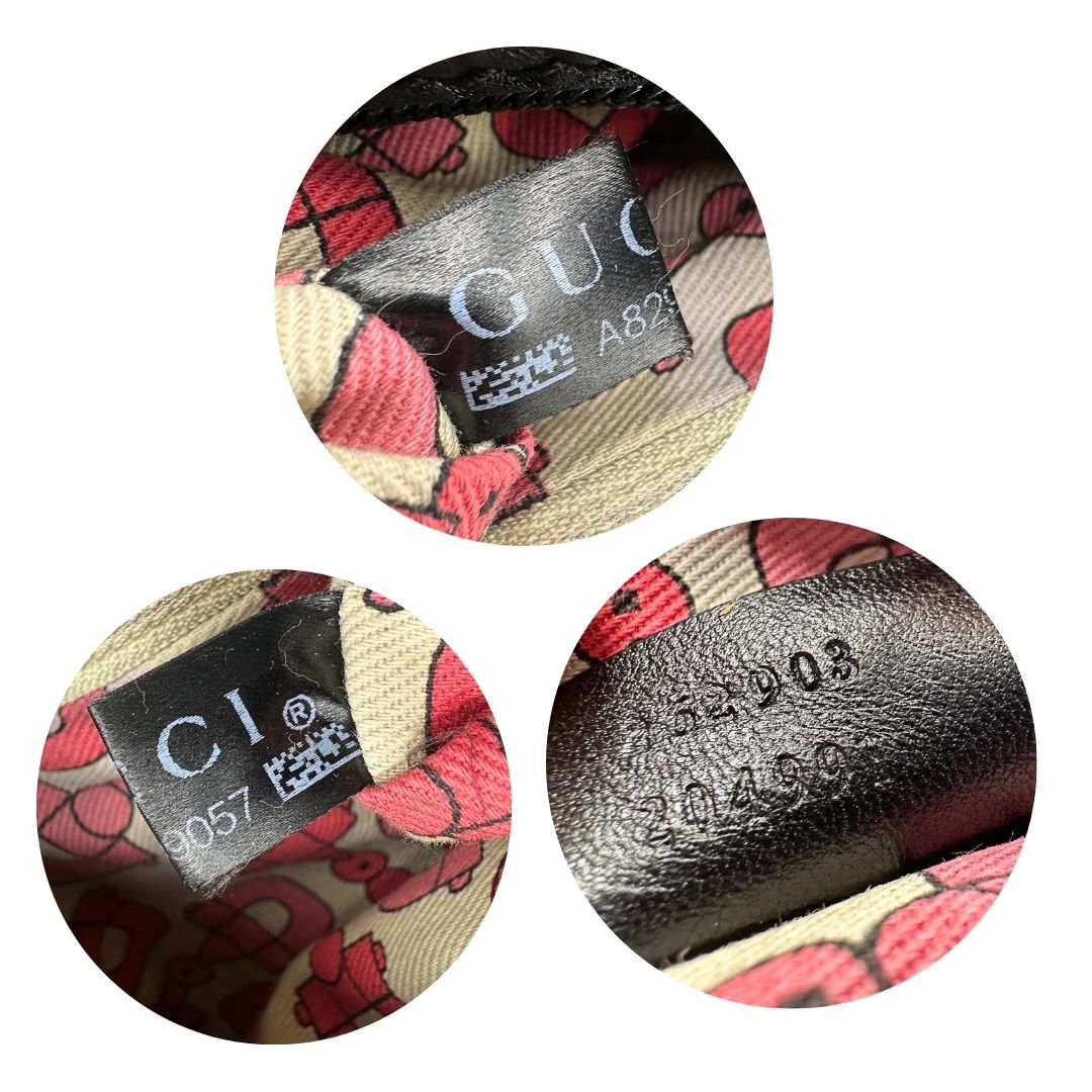 Hobo Gucci Bamboo nera