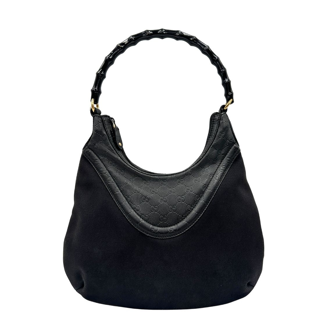 Hobo Gucci Bamboo nera