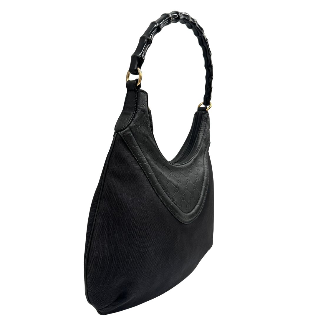 Hobo Gucci Bamboo nera