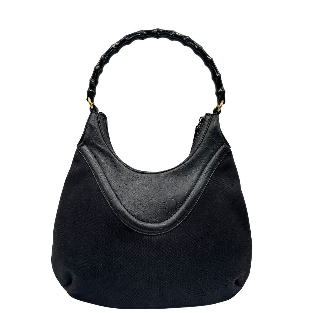 Hobo Gucci Bamboo nera