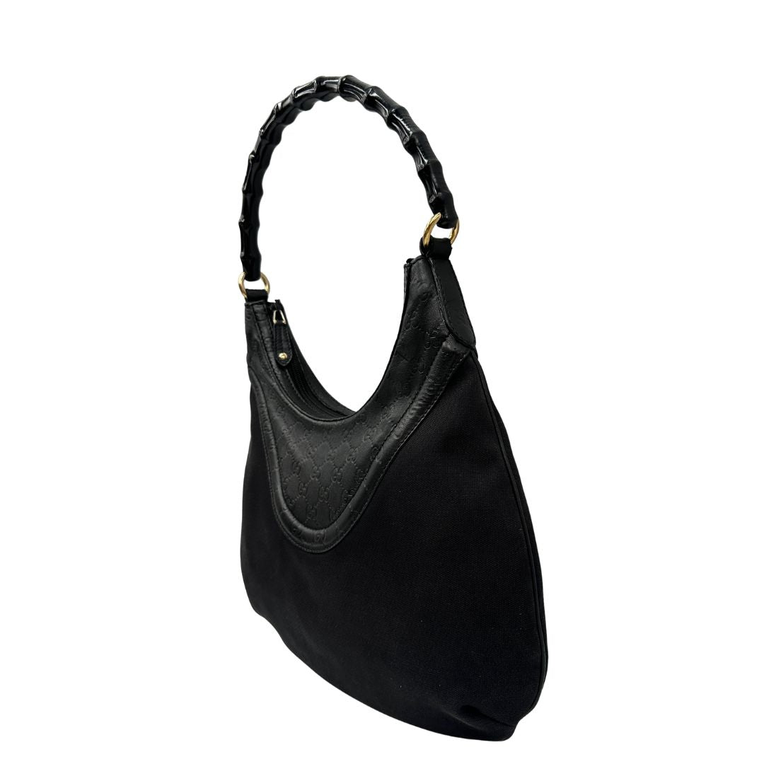Hobo Gucci Bamboo nera