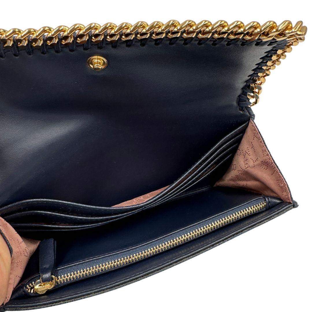Portafoglio Stella McCartney blu