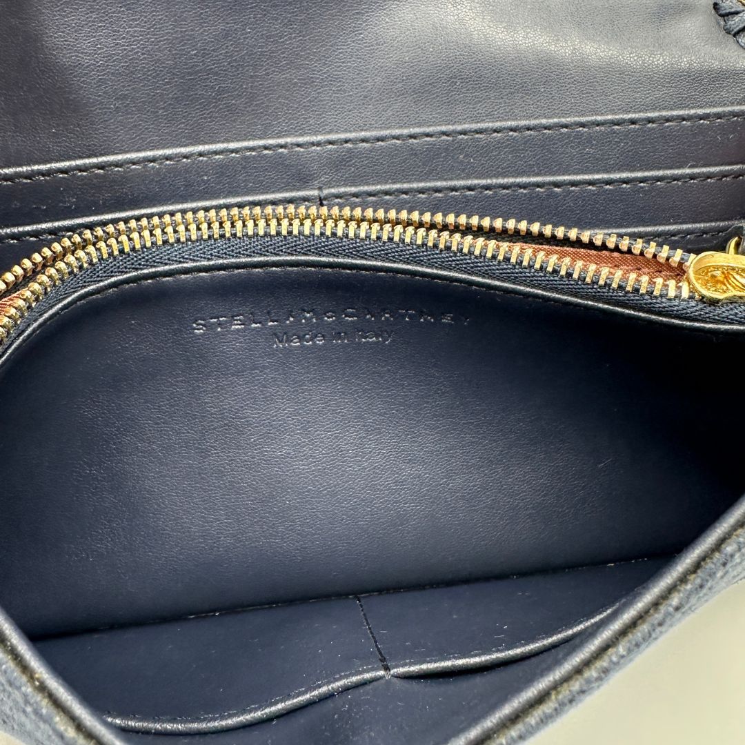 Portafoglio Stella McCartney blu