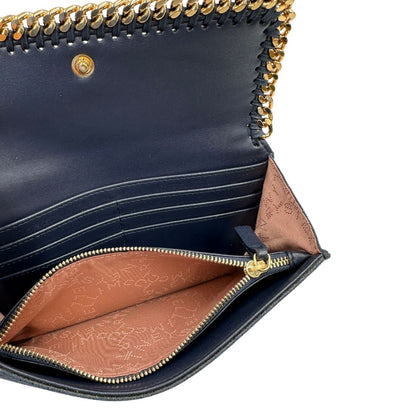 Portafoglio Stella McCartney blu