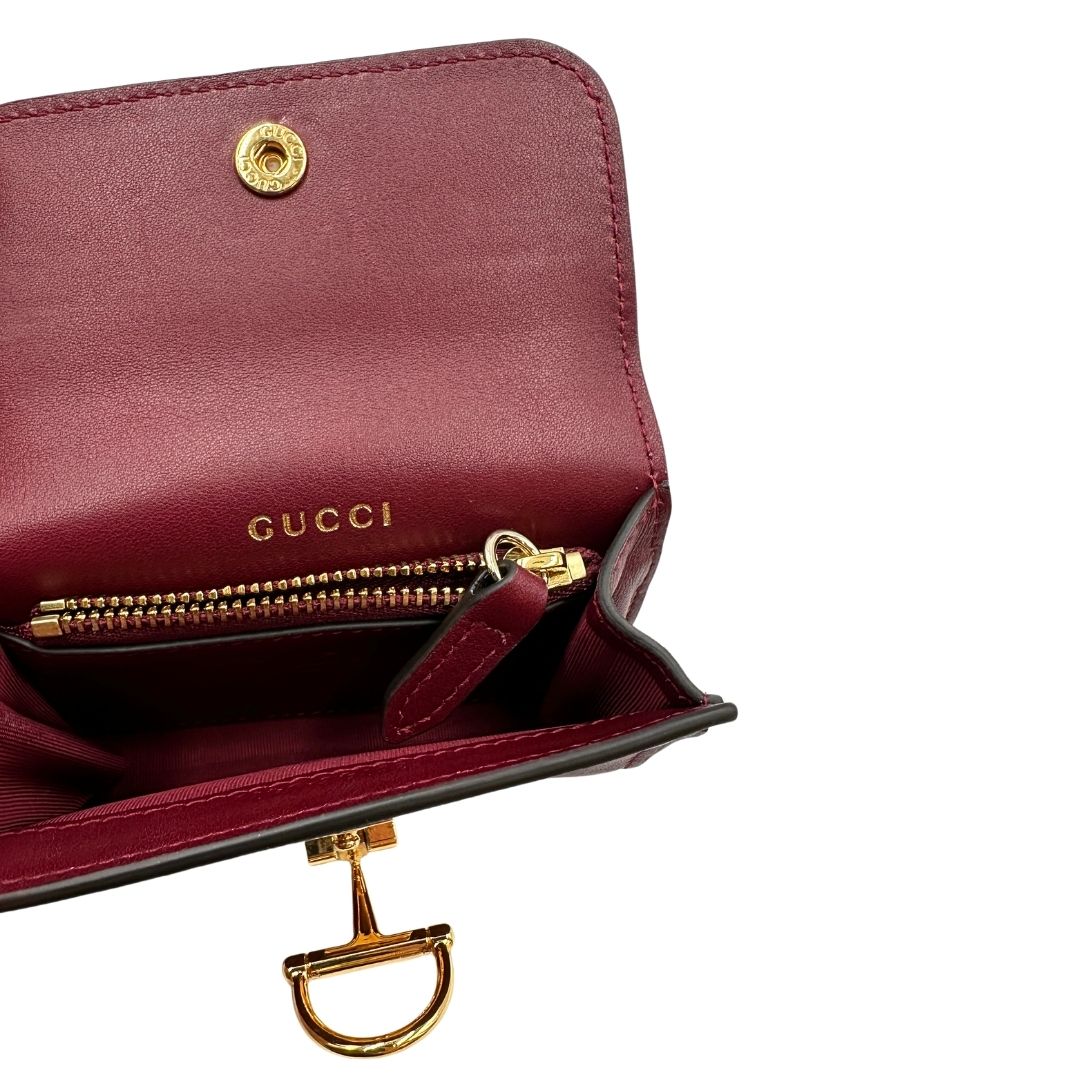 Portafoglio Gucci bordeaux