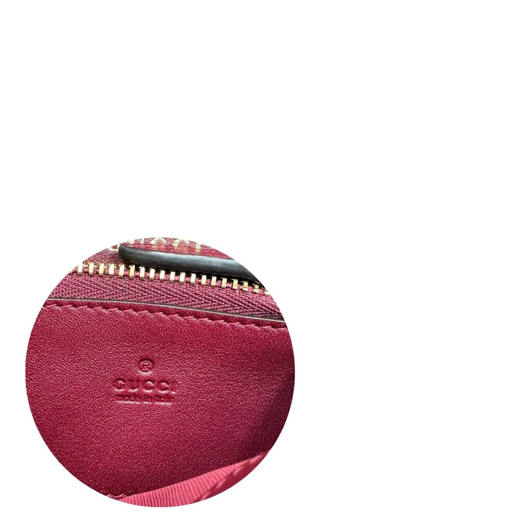 Portafoglio Gucci bordeaux