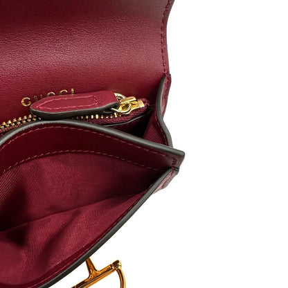 Portafoglio Gucci bordeaux