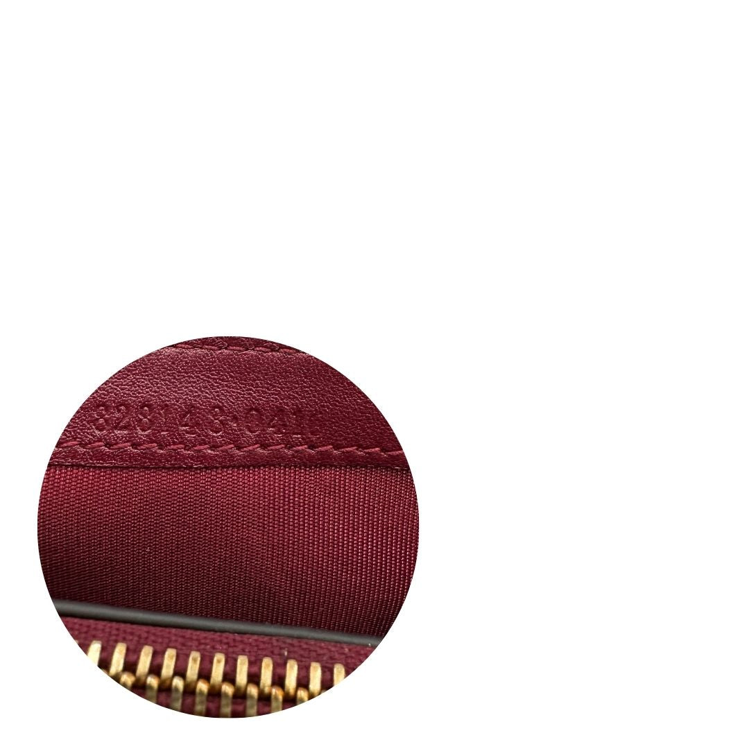 Portafoglio Gucci bordeaux