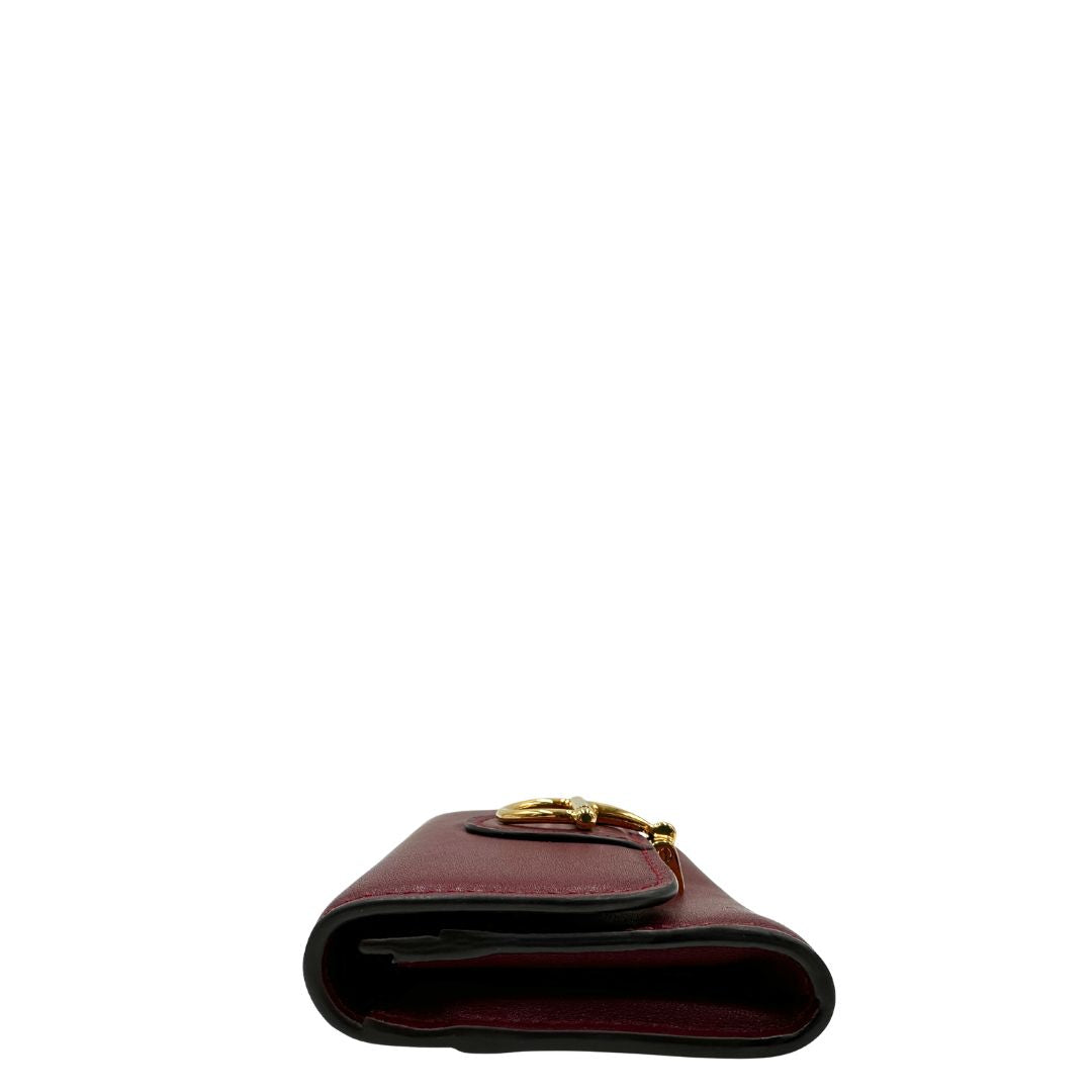Portafoglio Gucci bordeaux