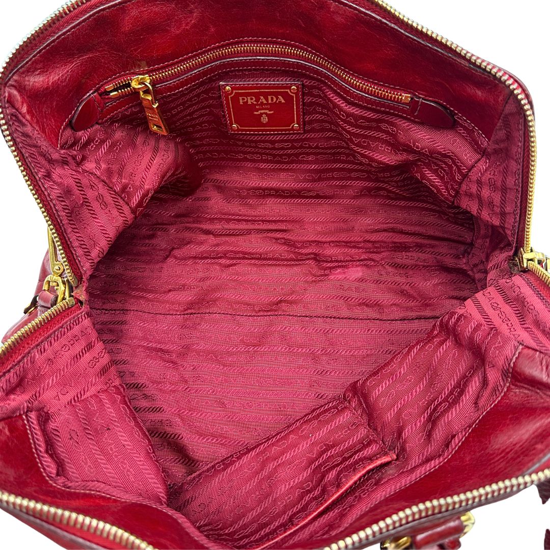 Tote Prada bordeaux