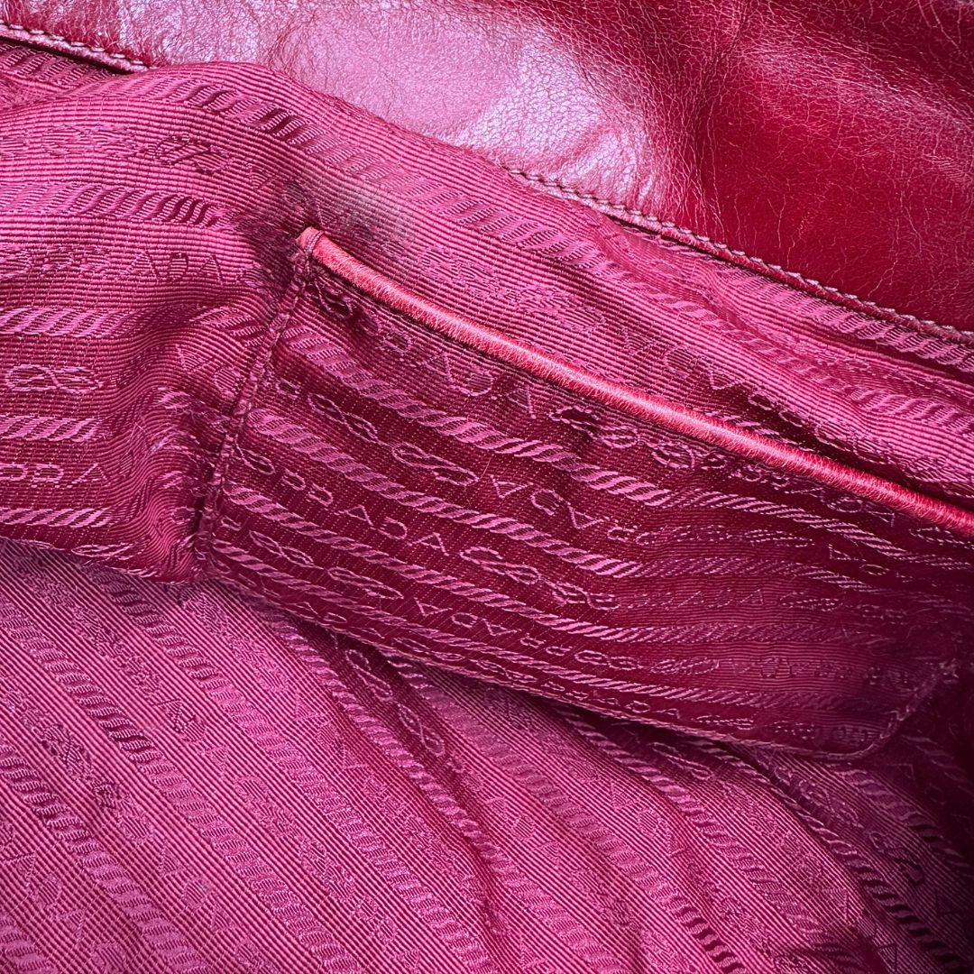 Tote Prada bordeaux