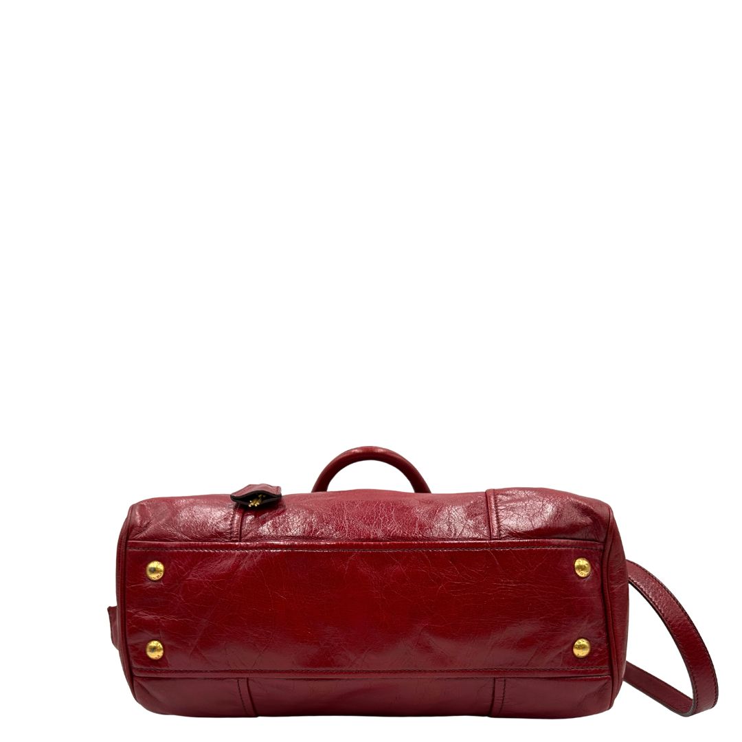 Tote Prada bordeaux