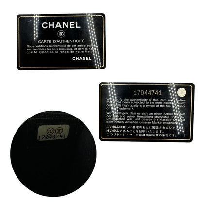 interno WOC Chanel in pelle verniciata in trama trapuntata verde petrolio e hardware argento, di lusso, originale, ottime condizioni